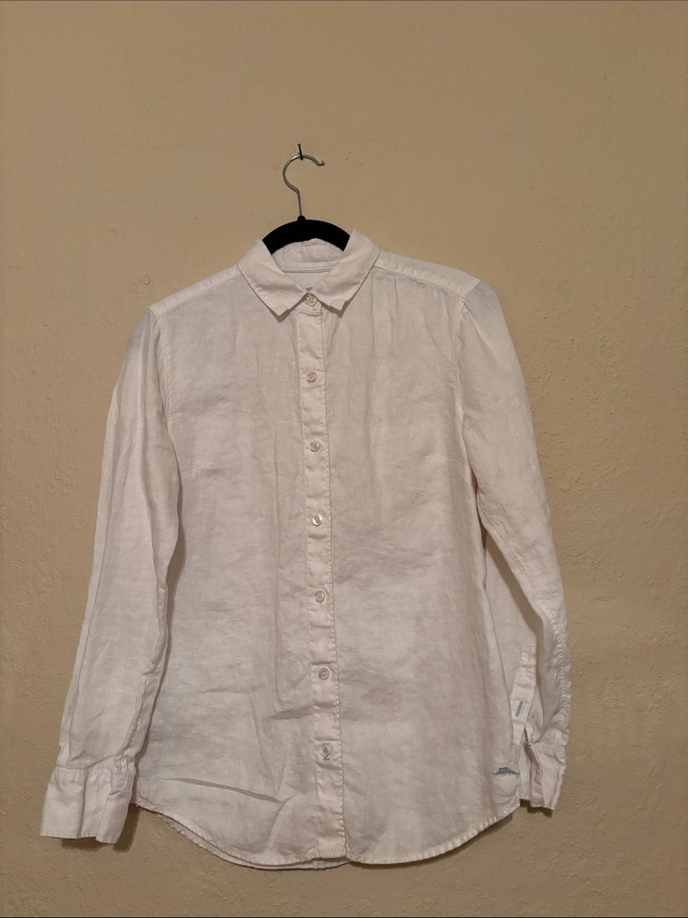 Tommy Bahama White Linen Button-Down Shirt